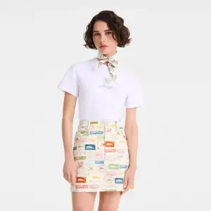 Longchamp Soie French Bandana Silk Scarf